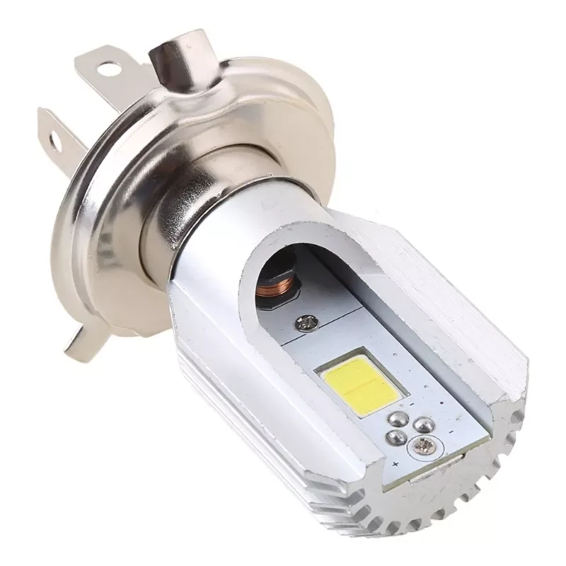 

12W H4 LED Motorcycle Headlamp COB Bulb Motorbike Headlight DC 6-80V