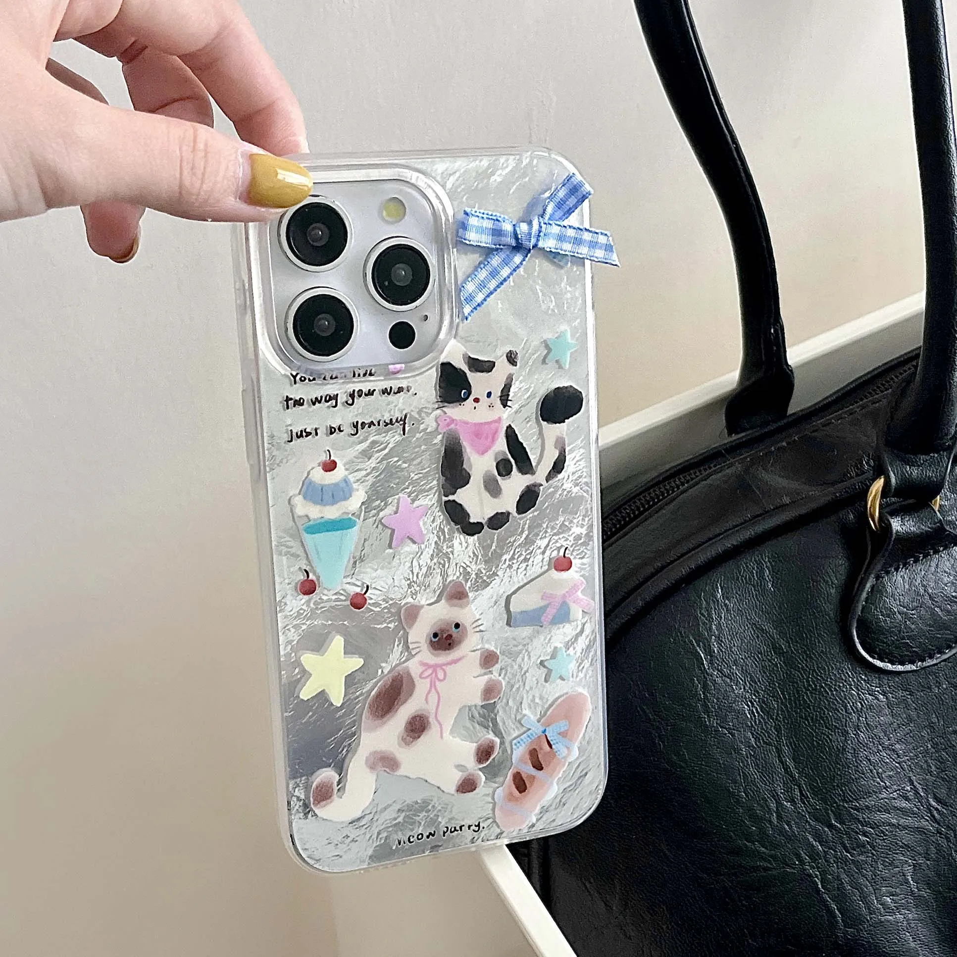 Милый мультяшный чехол Ins для телефона с изображением щенка котенка Iphone 14Pro 13 15Pro 14