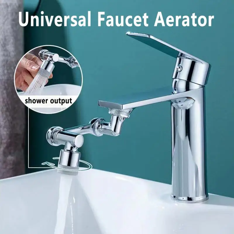 

1080° Rotation Universal Faucet Aerator Splash Filter Kitchen Tap Extend Water Nozzle Faucet Adaptor Faucets Bubbler Accessories