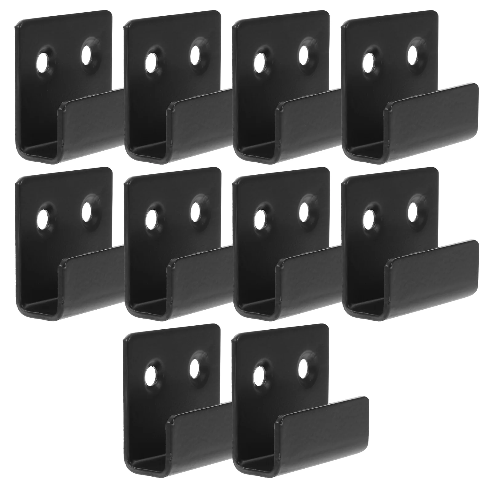

10 Pcs Wall Brackets Hangers Metal Wall Fixed Tile Hanging Hook Mirror Brackets Hanging Wall Metal Coat Hanger