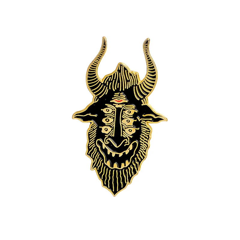 

Dark Needle Hand Doom Coffin Jean Jacket Fashionable Creative Cartoon Brooch Lovely Enamel Badge Clothing Accessories