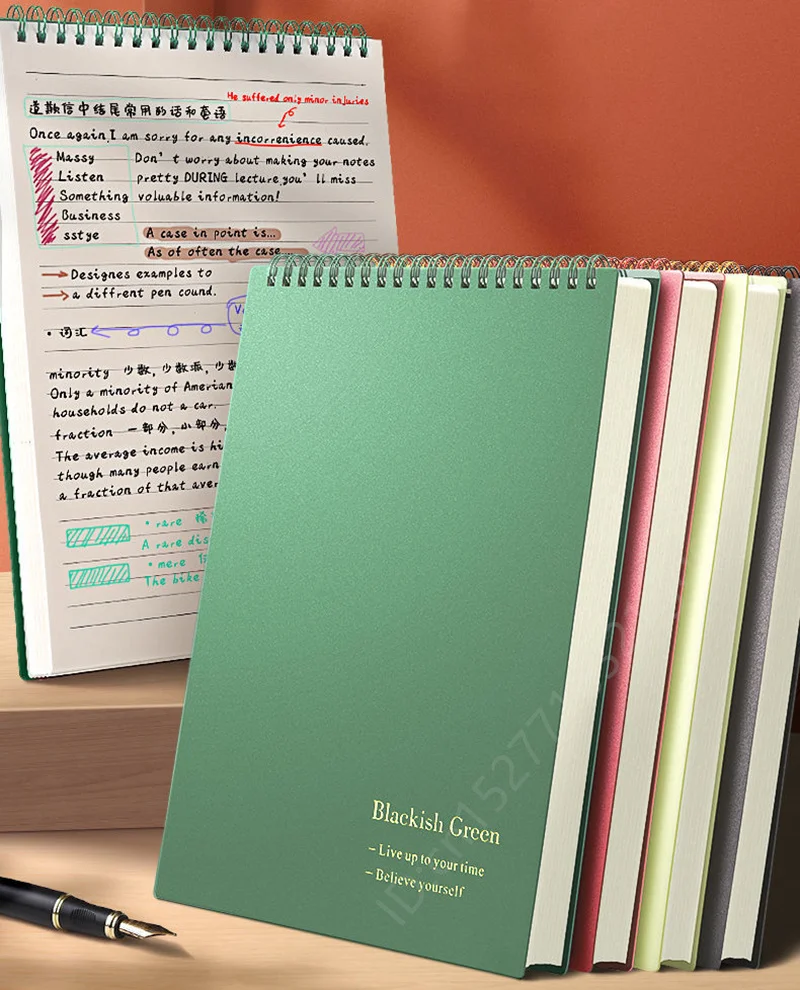 

Notebooks A5/B5,80sheets Writting Paper Grid Book For School Office,Checkered Planner Notepads Agenda 2021 Flipbook