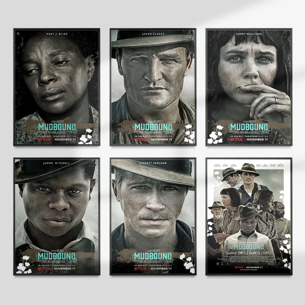 

Mudbound American Historical Drama Movie Print Art Poster Film Wall Stickers Video Room Cinema Home Decor Modern Canvas Painting