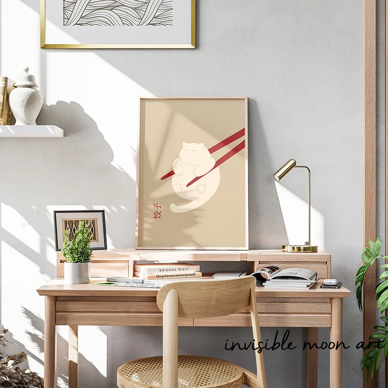 Милый кот иллюстрация кошка фруктовая чаша кошачья линия сонные котешки