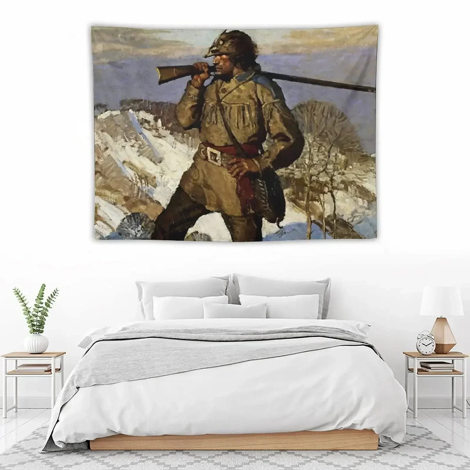 Гобелен The Frontiersman от NC Wyeth аксессуары для украшения дома декор декоративный