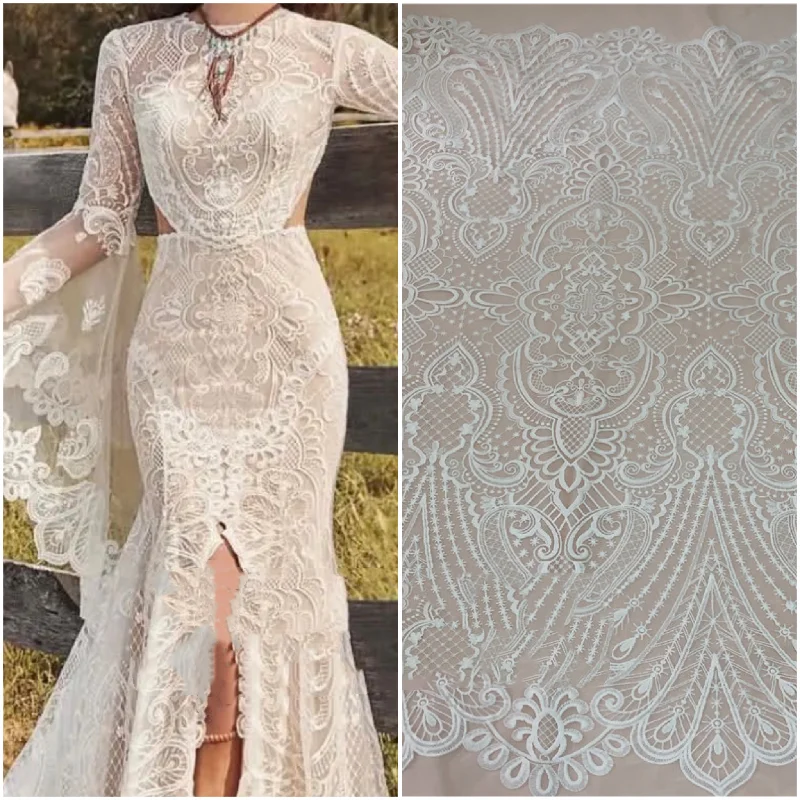 

Сетчатая ткань с вышивкой, кружевное Европейское свадебное платье, кружевная ткань RS4169