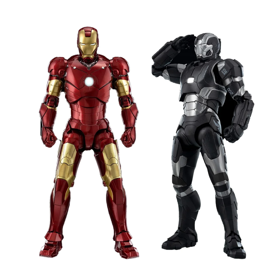 In Stock 100% Original Threezero 3A DLX Iron Man MK3 Wrr machime MK2 1/12 Movie Character Model Art Collection Toy Gift