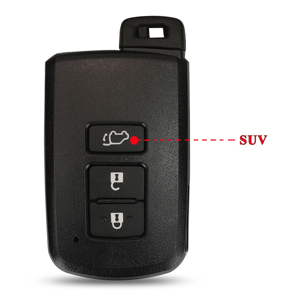 Jinyuqin 2/3/4 кнопки чехол для дистанционного ключа для Toyota Avalon Camry RAV4 Corolla Highlander умный корпус ключа автомобиля брелок