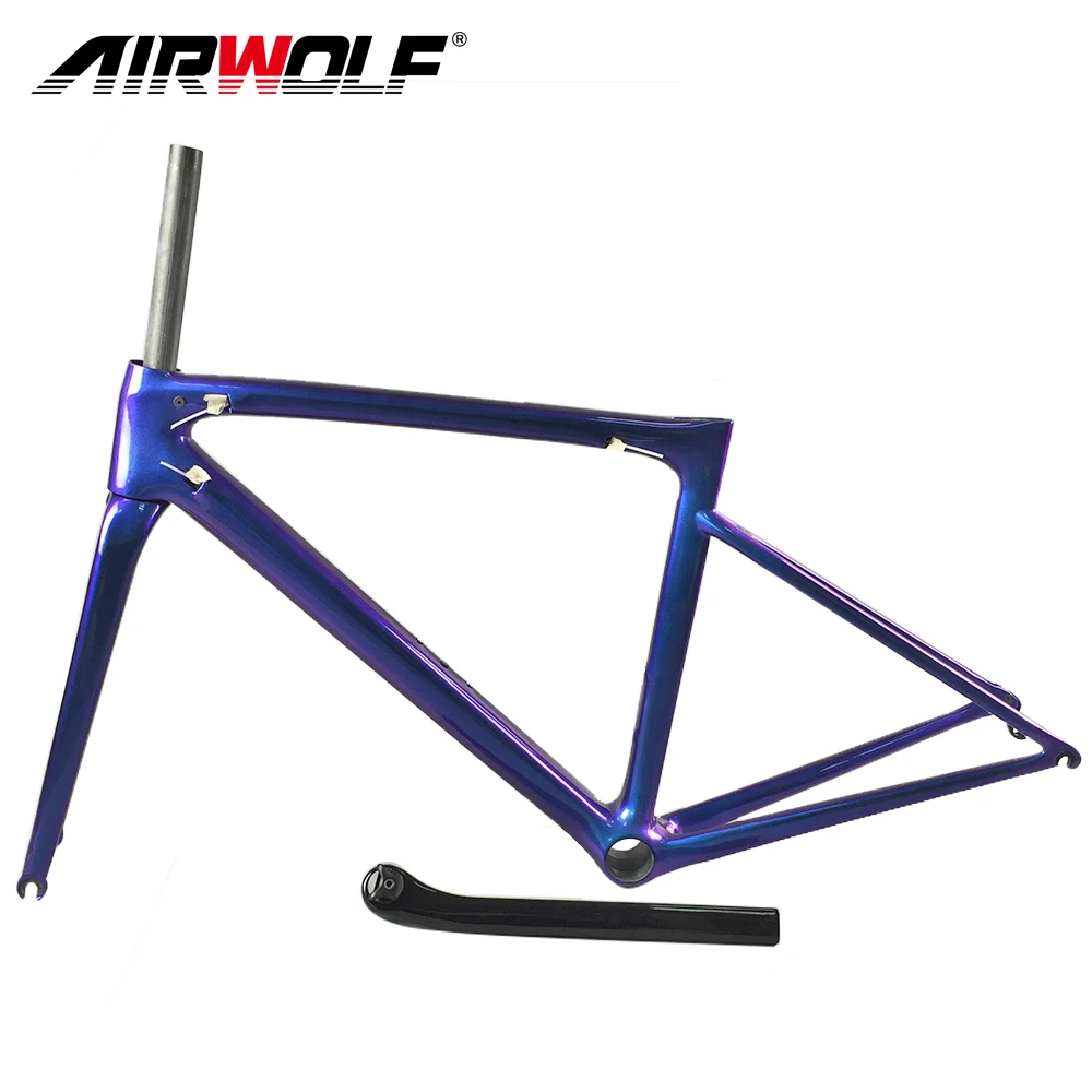 Airwolf-Marco de fibra de carbono para bicicleta de montaña, marco ligero de bicicleta PF30, 700C, 787G
