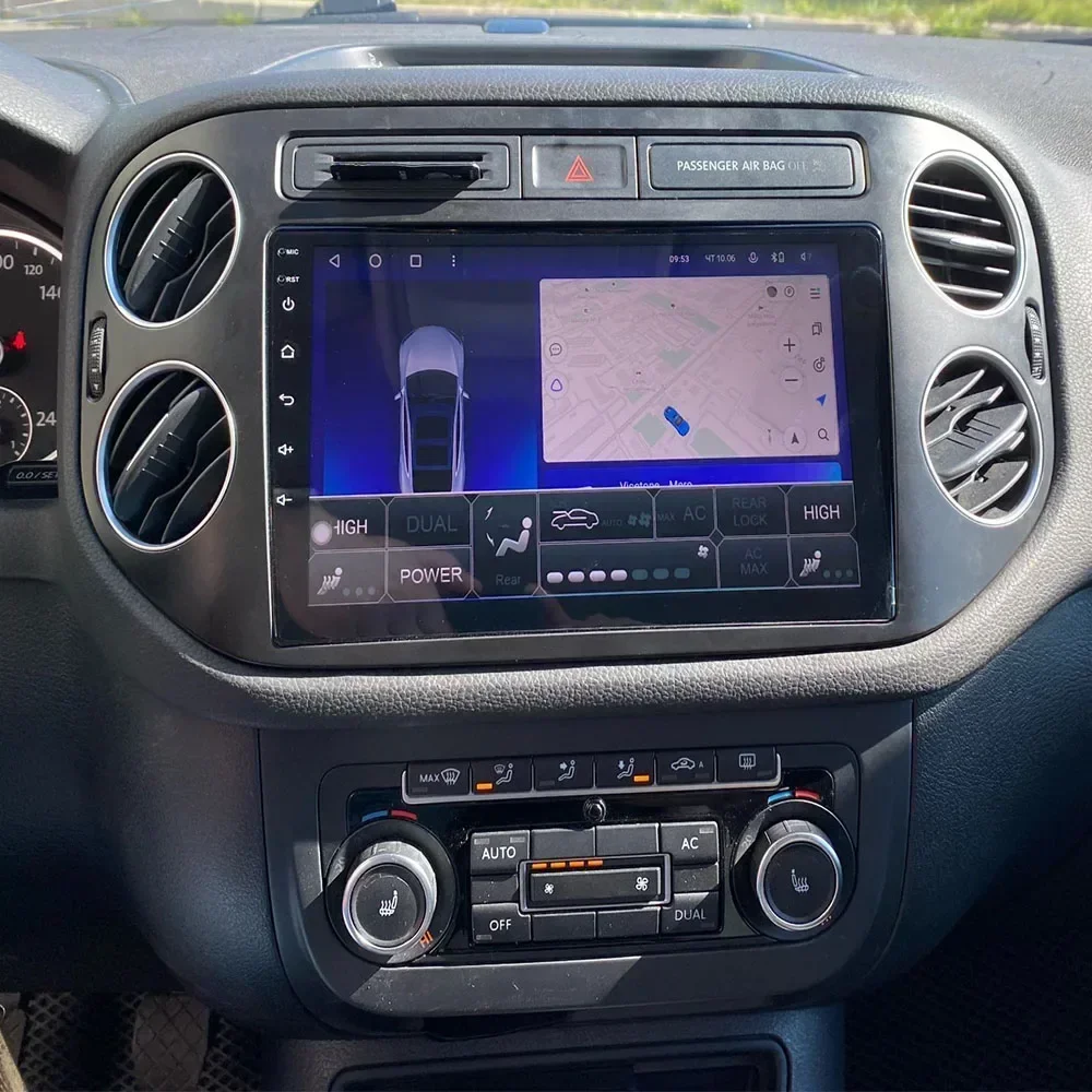2 Din Android 13 Автомобильный стерео радио DVD GPS Мультимедийный видеоплеер 5G Wi-Fi камера DSP Carplay для Volkswagen Tiguan 1 NF 2006-16 (art.: 3920ca6e23fd7) - 3920ca6e23fd7
