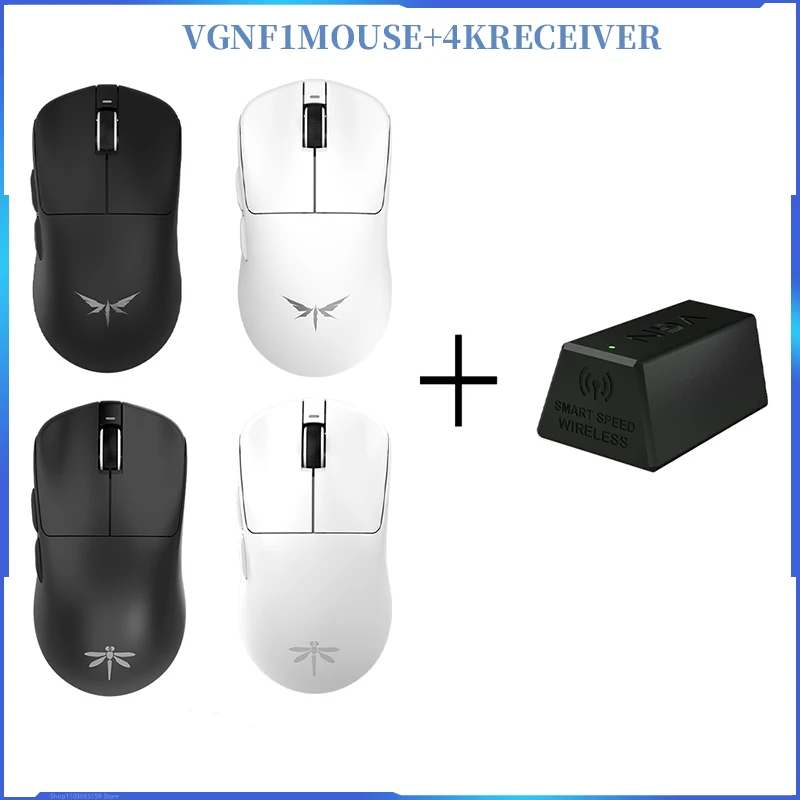 

VGN Dragonfly F1 Moba Pro Max Mouse 4k Receiver Gaming Wireless Dual Mode 2.4g Wired F1 Pro Max Man Mice Mechanical Mouse Gifts