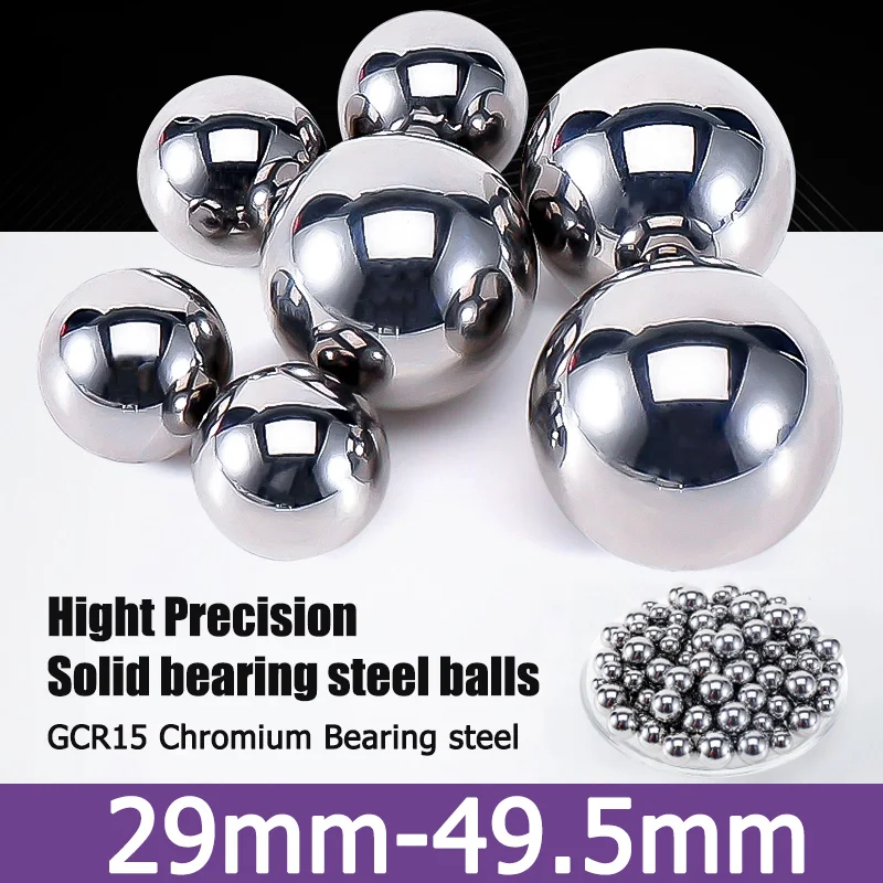

1pcs 29mm-49.5mm Bearing Steel Balls Solid High Precision GCR15 Chrome Steel Ball 29/29.2/30/31/32/33/34/35/36/37/38/39-49.5mm