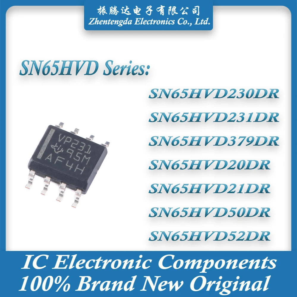 SN65HVD230DR SN65HVD231DR SN65HVD379DR SN65HVD20DR SN65HVD21DR SN65HVD50DR SN65HVD52DR SN65HVD SN65 IC Chip