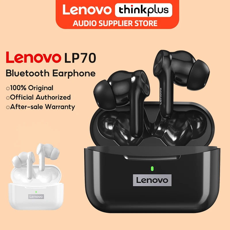 

Оригинальные Игровые наушники Lenovo LP70 TWS 5,2 Buletooth для спортивной музыки, беспроводные наушники-вкладыши, наушники, Двухрежимная гарнитура AIR