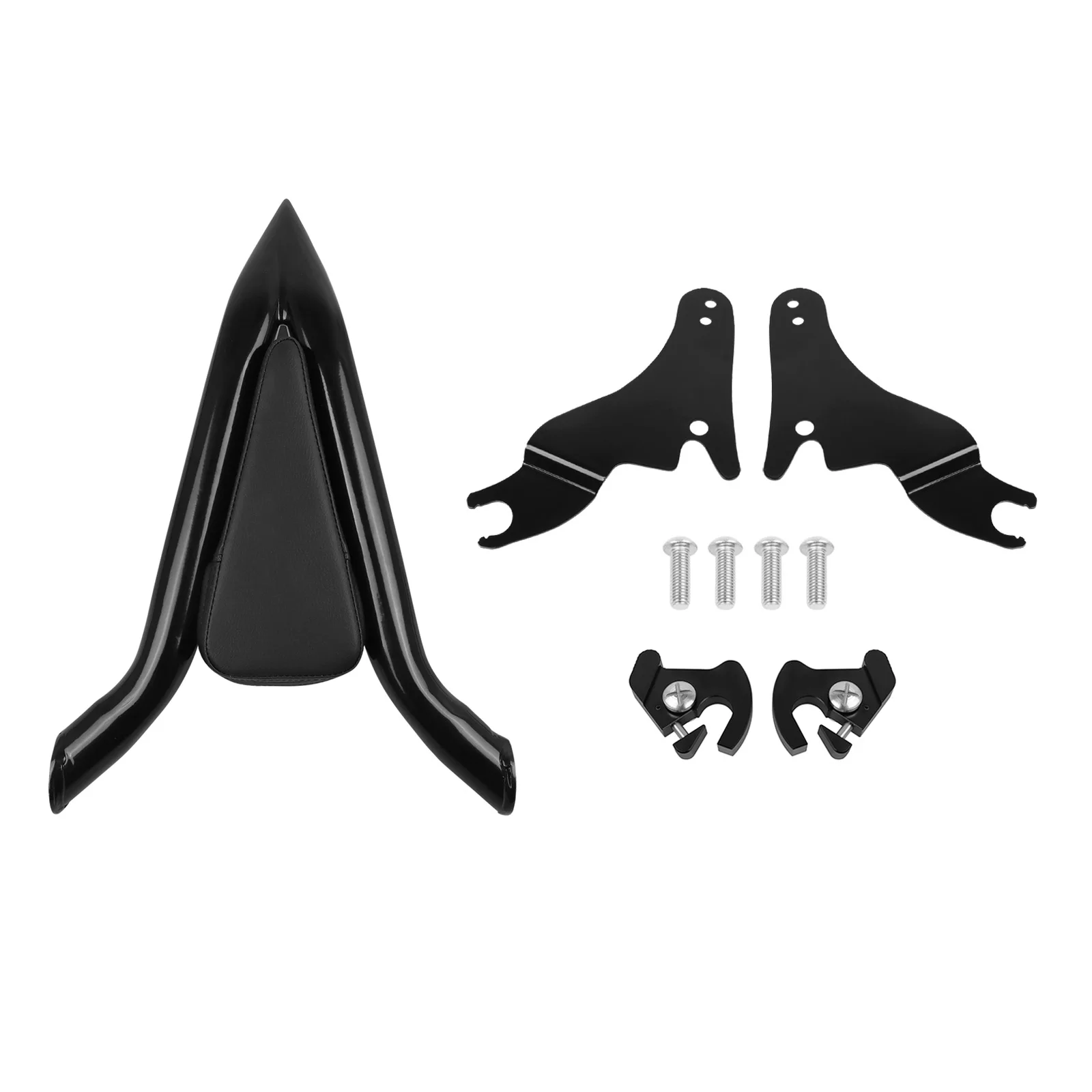 Совместим с Harley Touring Street Electra Glide Road King FLHR FLTR FLHT FLHX 2009-2023 задняя багажник со спинкой