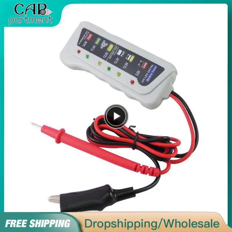 

Cnbj-801 детектор батареи, портативный универсальный тестер емкости аккумулятора, автомобильные аксессуары, детектор напряжения 6 В/12 В, многофункциональный