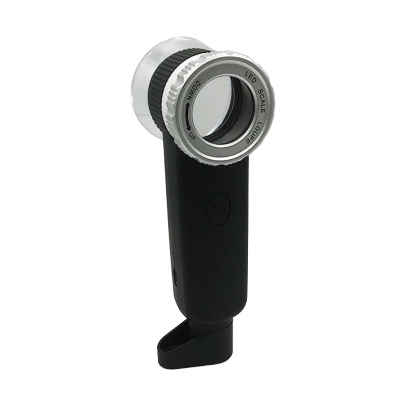 

Illuminated Glass 30X Handheld Magnifier for Reading Hobbys Travel