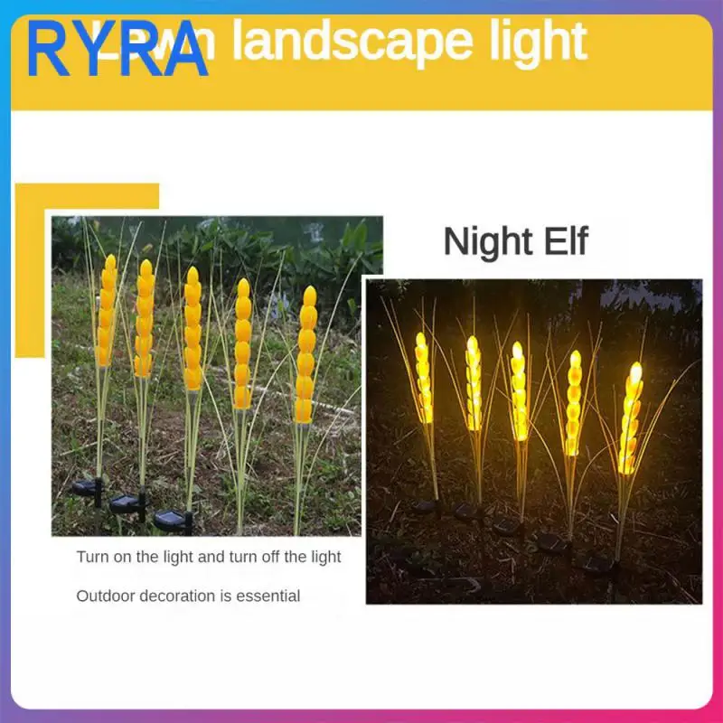 

Floor Lamp Copper Wire Lamp Outdoor Landscape Lights The New Ears Of Wheat Solar Energy Wheat Lamp 86cm Led Light Lawn Lamp