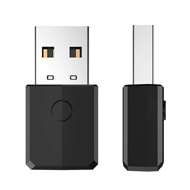 

USB Bluetooth 5.0 Transmitter Receiver, 4 In 1 Mini Wireless Audio Adapter, 3.5 Mm Bluetooth AUX Adapter