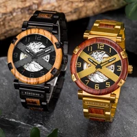 bobo bird 2022 new luxury automatic mechanical watch wood metal wristwatch fashion casual business watches dropshipping