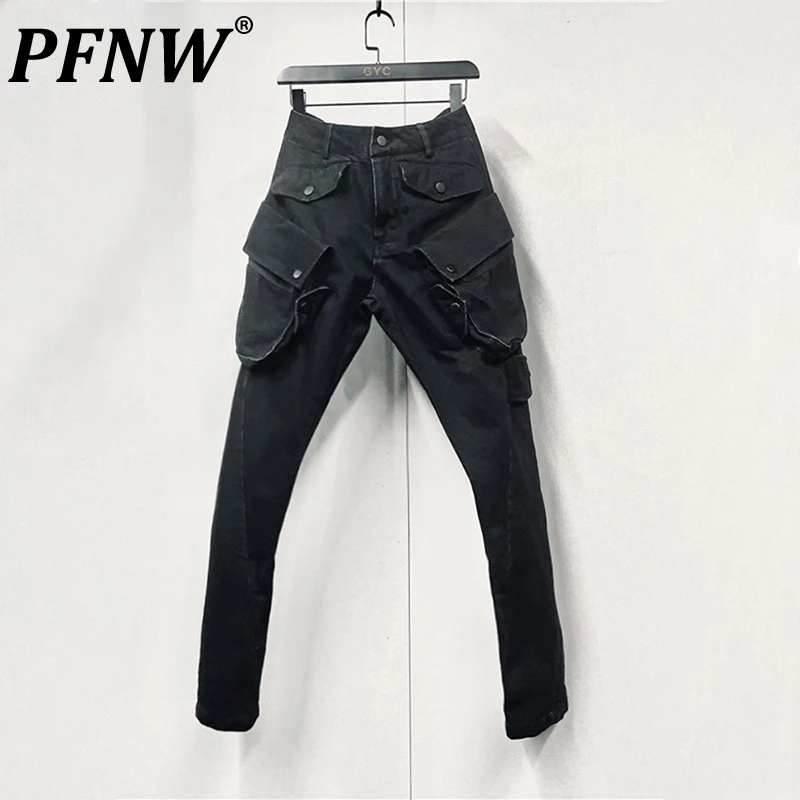 

Мужской Облегающий комбинезон в стиле ретро, с множеством карманов