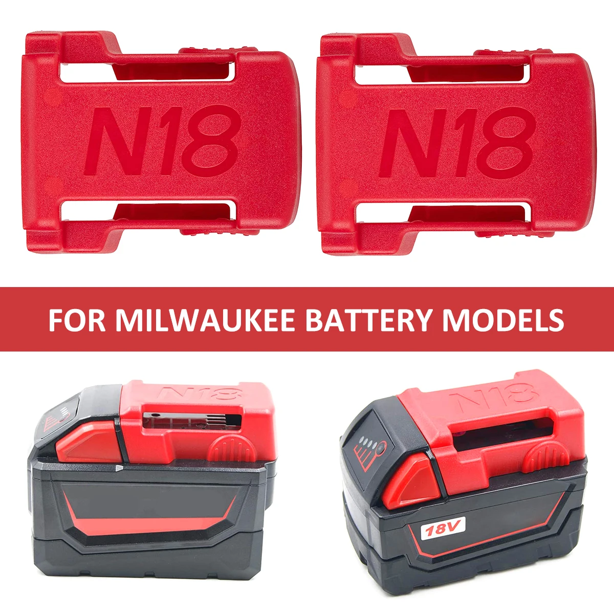 

5Pcs Tool Mount Storage Bracket For Makita/Bosch/Dewalt/Milwaukee M18 18V Li-ion Battery Tool Machine Drill Holder Slots Stand