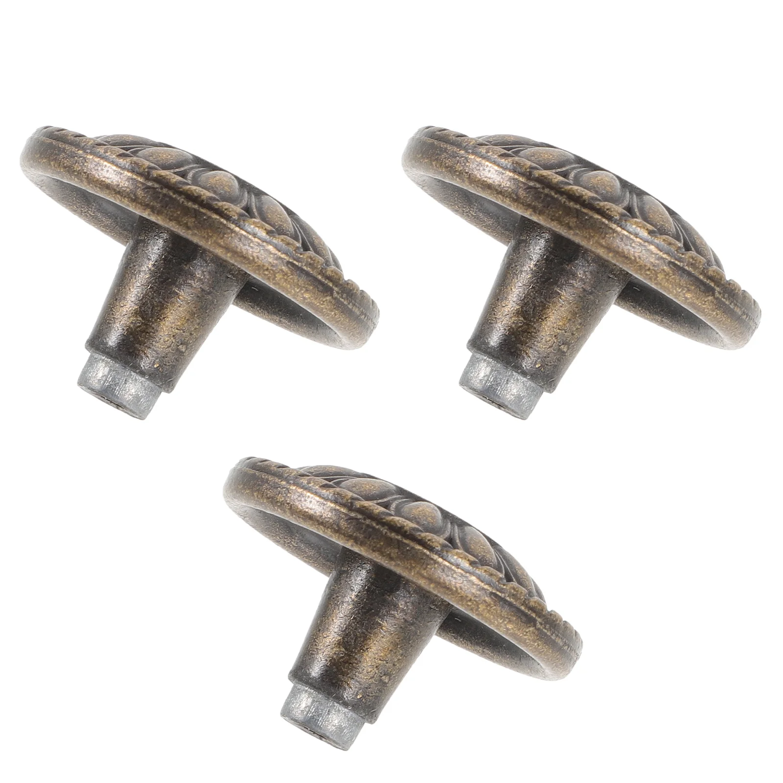 

3 pcs Vintage Cabinet Knobs Round Drawer Knobs Decorative Dresser Knobs Kitchen Cabinet Knobs