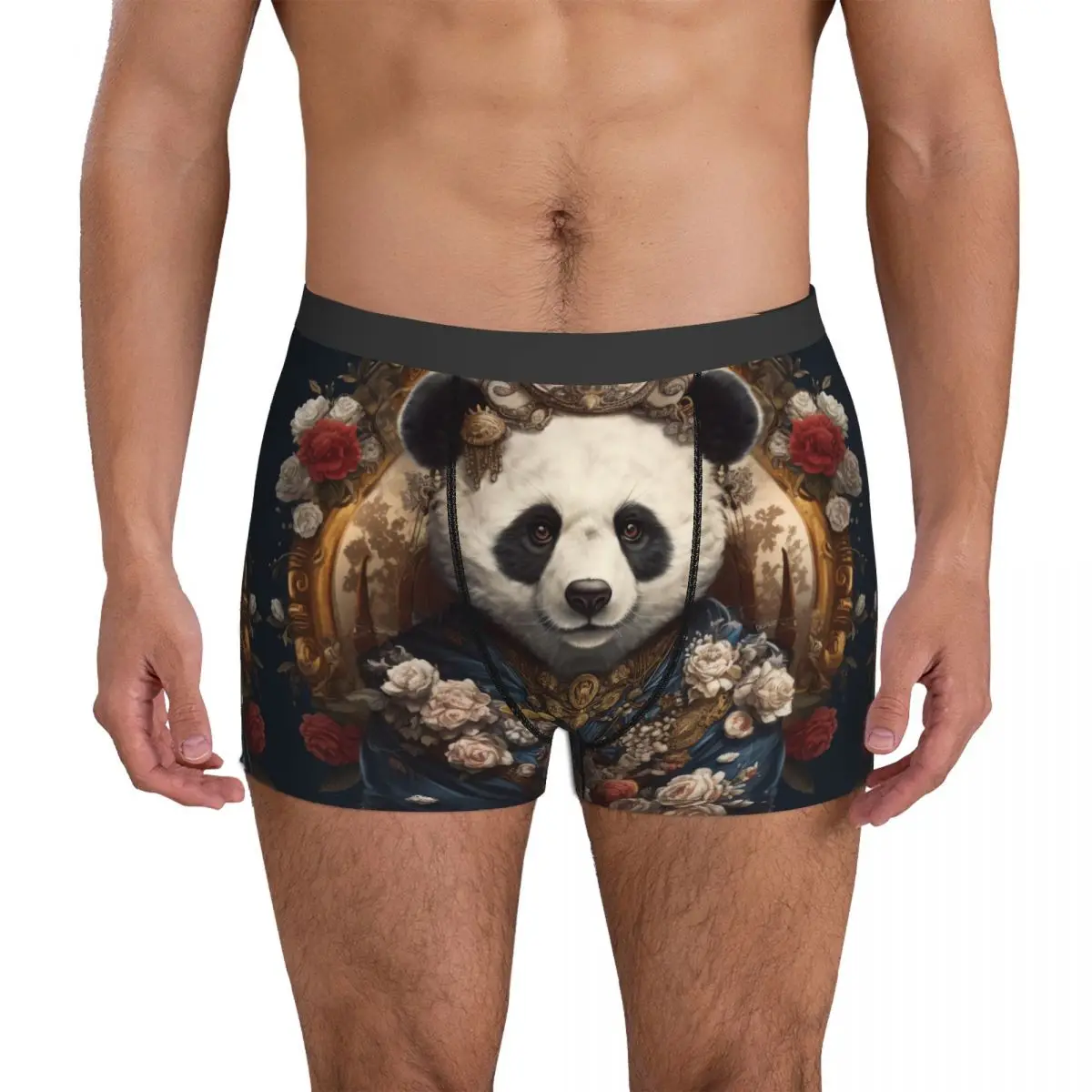 

Трусы-боксеры мужские эластичные большого размера