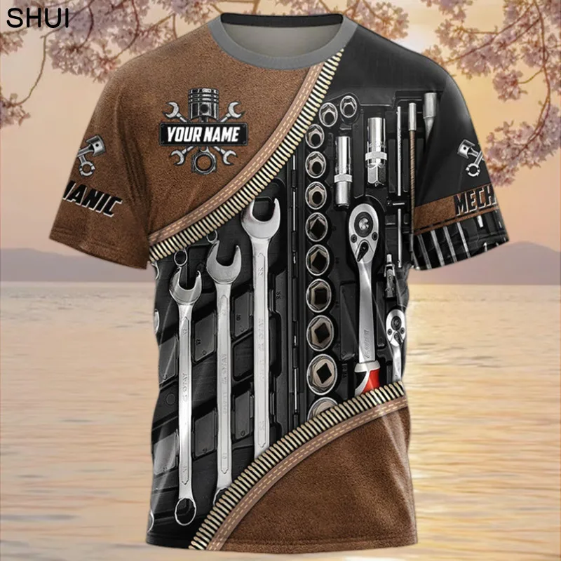

2022 NEW Barber Shirt Summer Mens T-Shirts Personalized Name Barber 3D Printed Unisex Tshirt Cool Casual T-shirt Streetwear Top