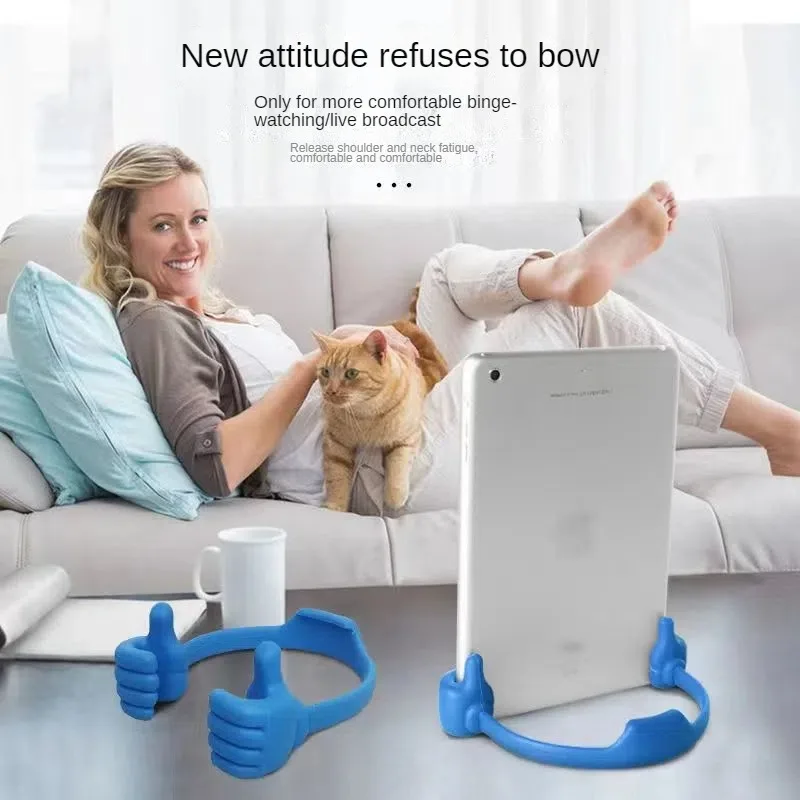 

Подставка для телефона для ленивых пальцев Регулируемая подставка для большого пальца креативный универсальный настольный держатель для ...