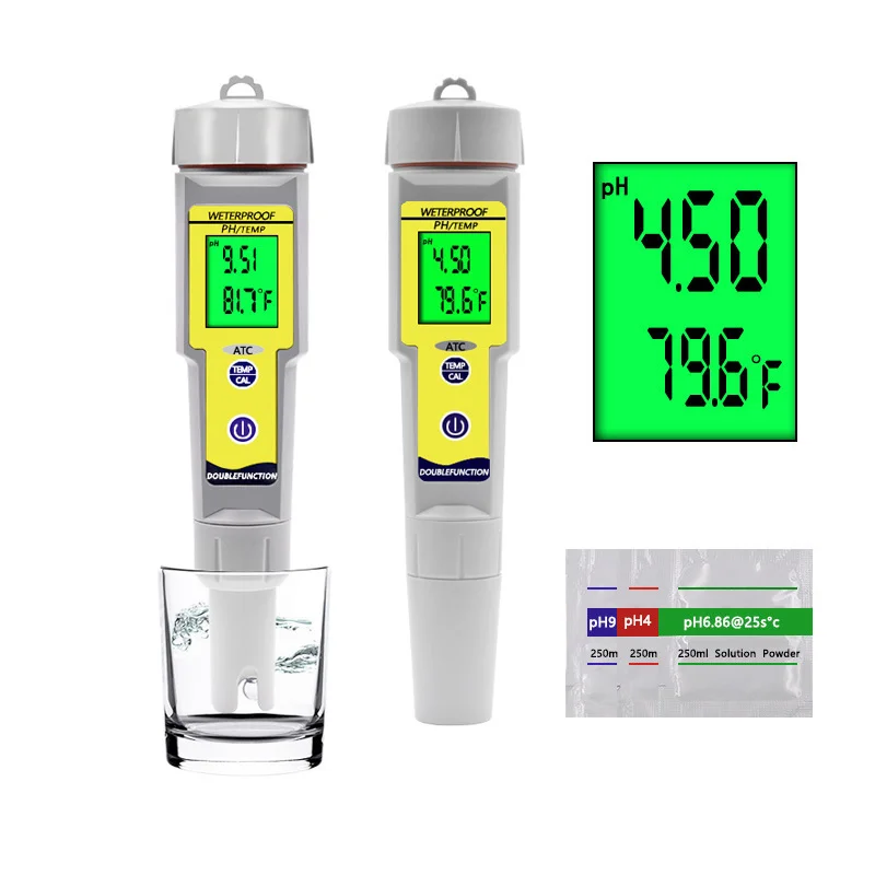 

Professional Portable PH Meter Pen Type Water Quality PH Tester Acidometer Acidity Meter For Aquarium Acidimeter