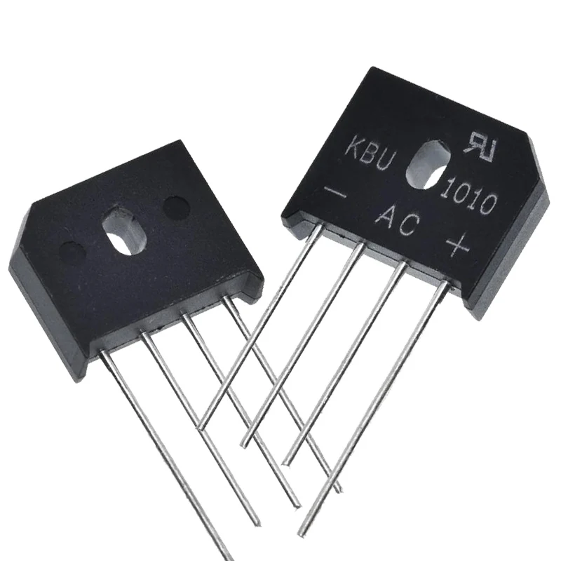 

5PCS KBU606 KUB608 KBU610 KBU806 KBU808 KBU810 KBU1010 KBU1510 KBU2510 KBU3510 Single Phases Diode Rectifier Bridge Wholesale