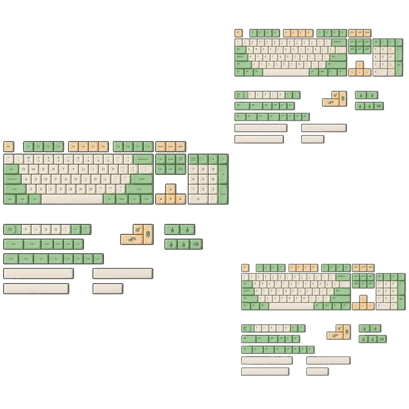 

Retro Ethermal Dye Sublimation Fonts PBT Keycap For Wired USB Mechanical Keyboard Cherry MX Switch Keycaps