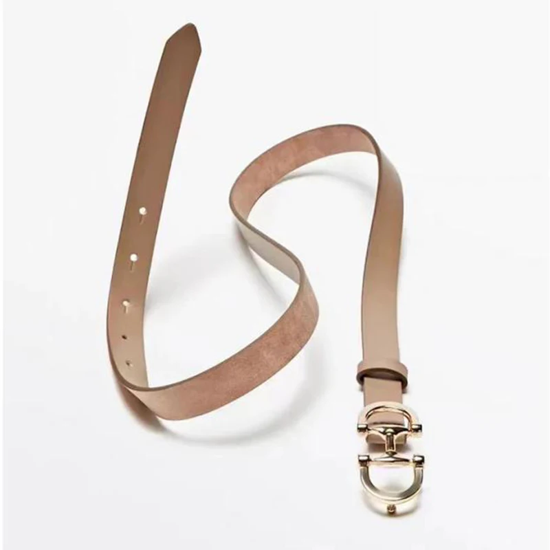 Тонкий пояс из натуральной кожи женские модные повседневные аксессуары