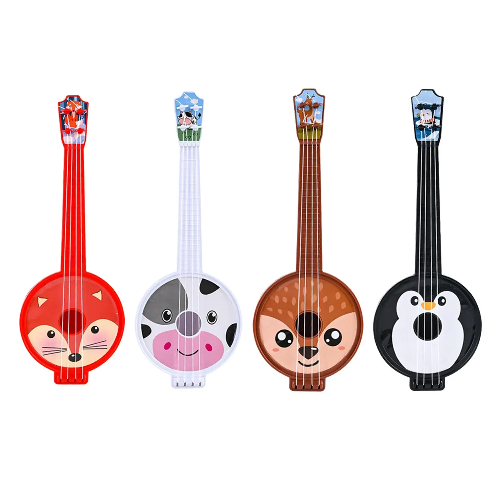 

Kids Ukulele Toy Educational Learning Toy Stringed Instruments for Beginner