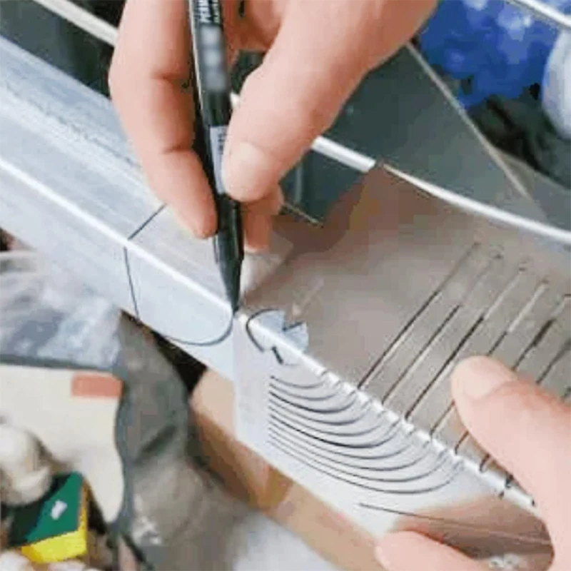 Многофункциональная прецизионная линейка для измерения угла из алюминиевого