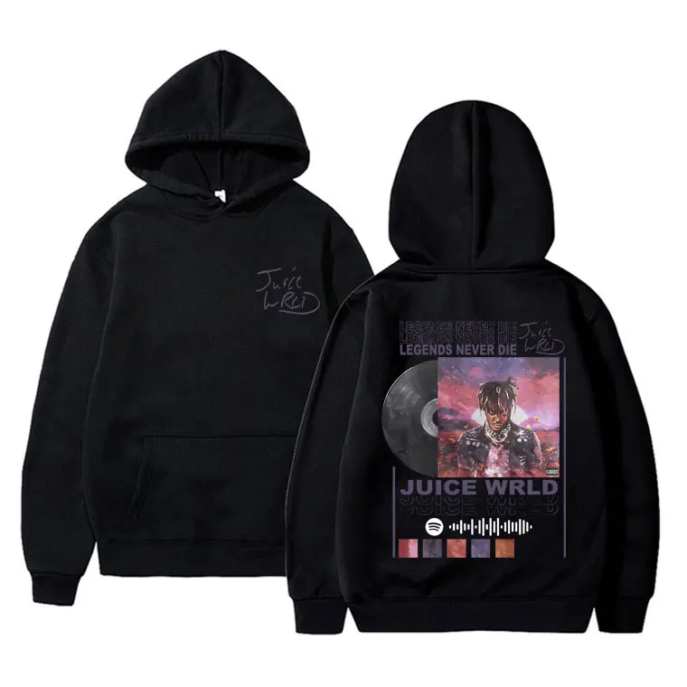 

Rapper Juice Wrld Legends Never Die Album Print Hoodie Men Hip Hop Fashion Oversized Hoodies Unisex Rap Streetwear Male Clothes