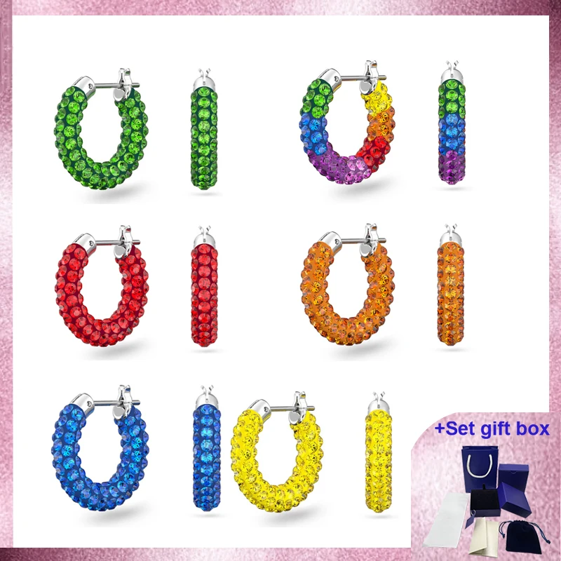 

Высококачественные модные очаровательные серьги, серьги-кольца Iigris, различные цвета, изысканная Подарочная коробка, бесплатная доставка