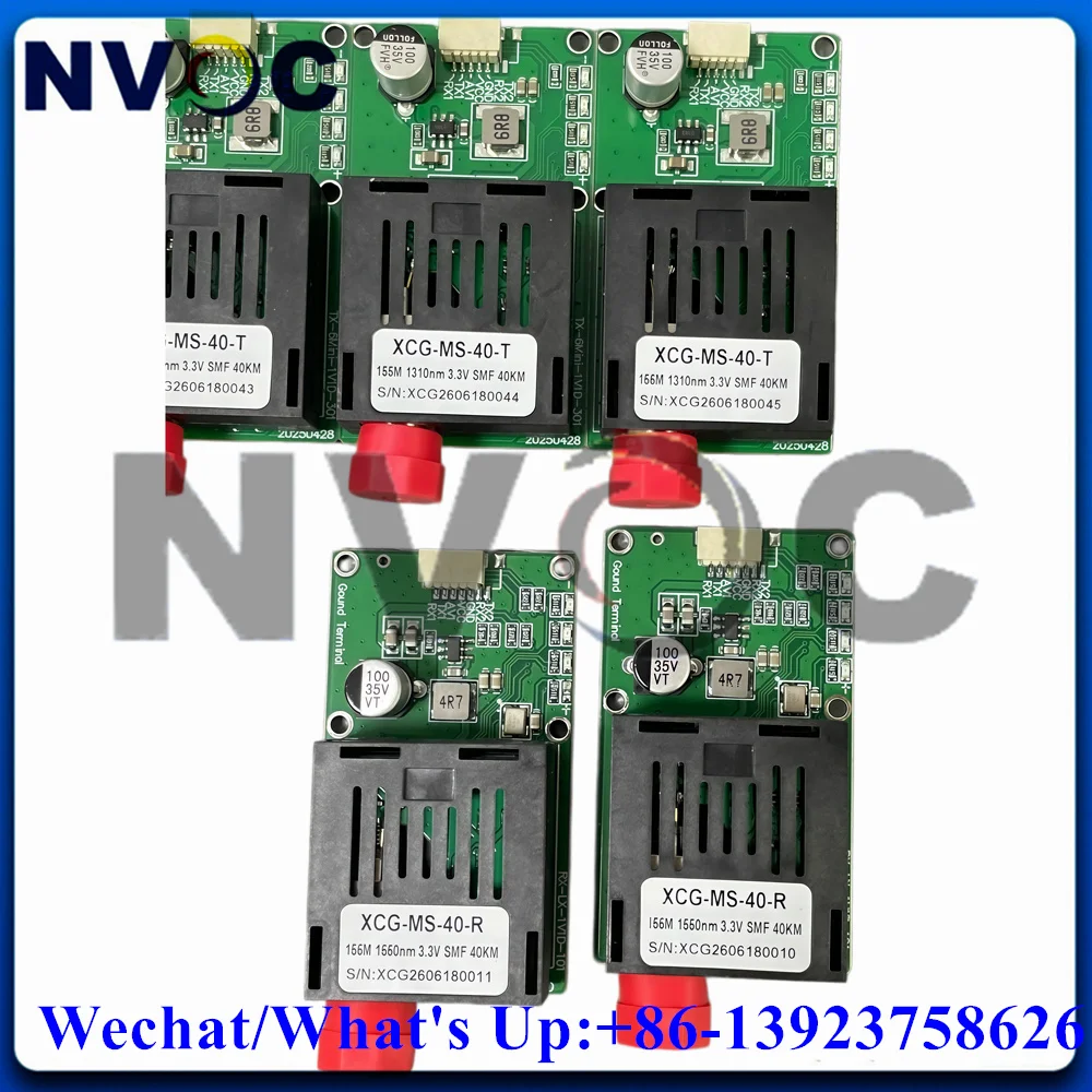 Фото Оптоволоконный приемопередатчик 1Ch Analog Video TTL Data DC 5.5-26V SM 1*9 FC 1310/1550нм 20/40/60КМ, 10:1, для FPV дронов (воздушный/наземный) №5