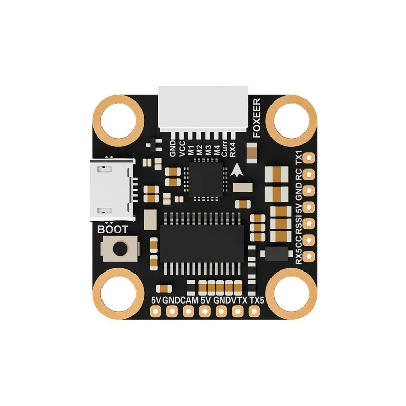 Foxeer F722 V4 мини контроллер полета 20*20 мм BetaFlight GYROICM-42688-P 2-6S черная коробка ESC Телеметрия для VISTA HD VTX