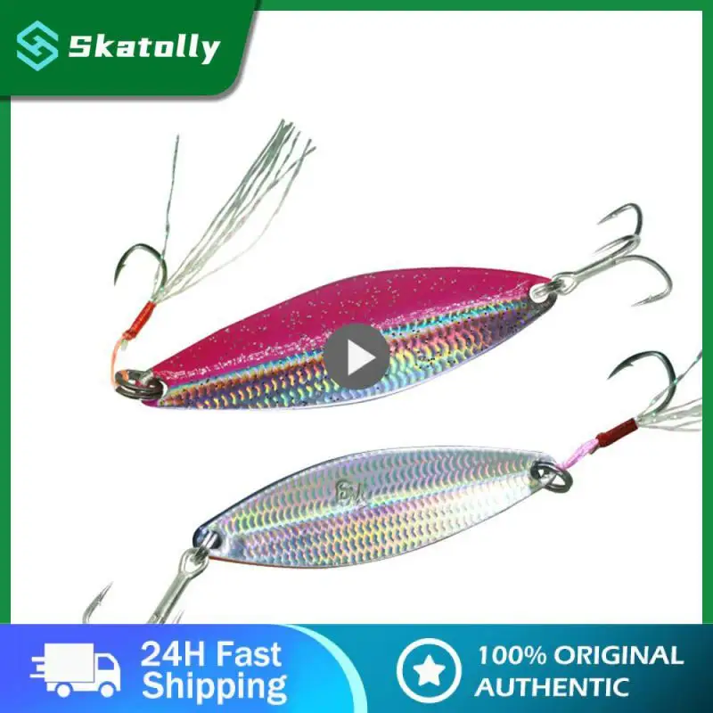 

7g-18g Crossmouthed Perch Luya Bait Metal Sequins Fishing Supplies Freshwater Fake Bait Fishing Accessories