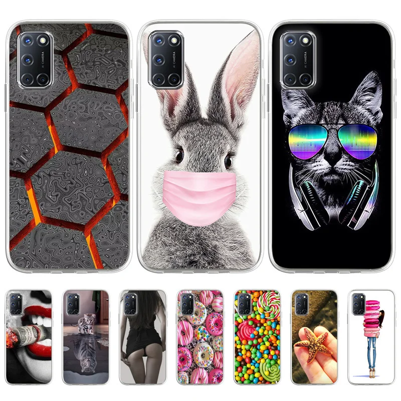 

Soft TPU Case For OPPO A72 Case Silicon Cover OPPO A52 A92 A8 A32 A33 A53 A9 A5 A31 2020 Find X3 Lite Reno 5 Lite Shockproof