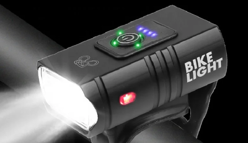 Водонепроницаемый Головной фонарь для велосипеда светодиодный Передний с