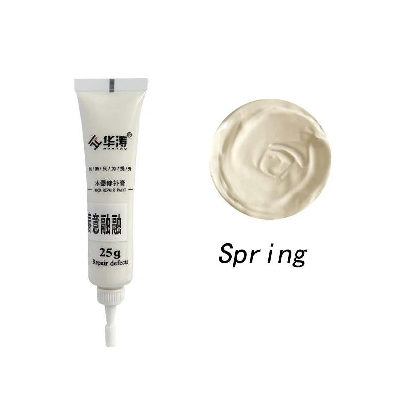 

Spring is harmonious Water based wood veneer damage repair paint floor gap filling paste furniture repair paste