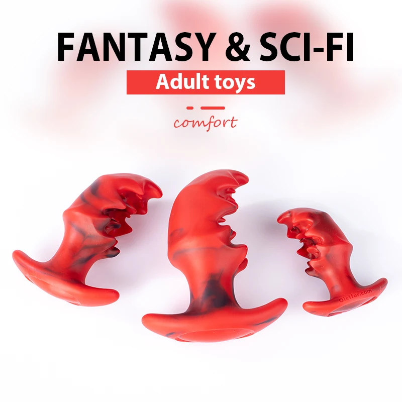 3-размерная анальная пробка силиконовый фаллоимитатор анальный расширитель ​