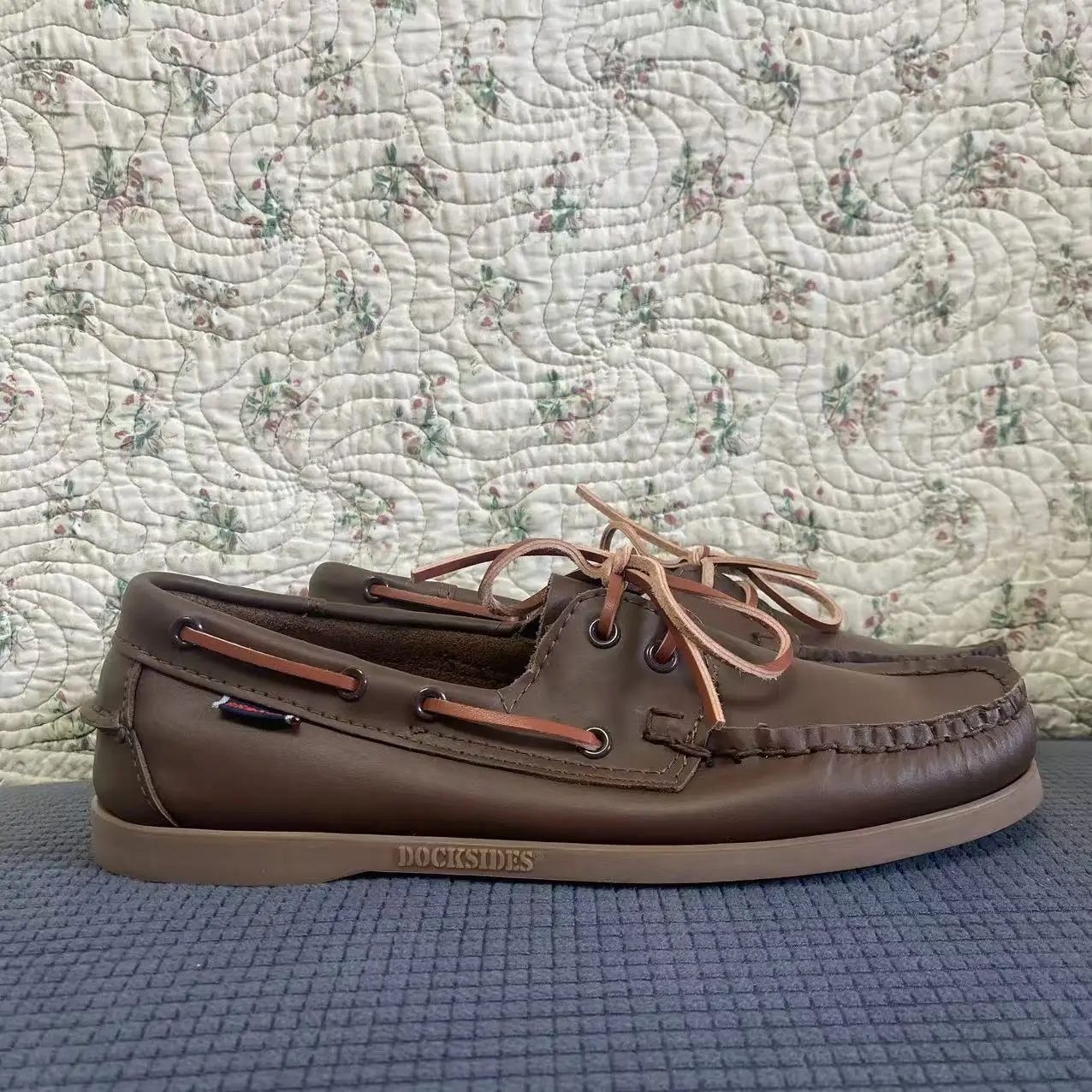Мужские туфли для вождения Sebago Homme из натуральной кожи классические топсайдеры
