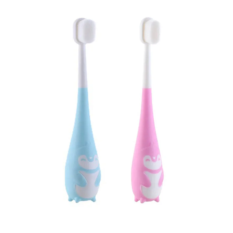 

1PC 360° Dental Tooth Brush Cartoon Soft Toothbrush For Children Suitable 2-12 Years Old Girl Boy Child Baby Tooth Cleaning Tool