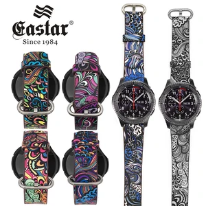 Ремешок для часов Samsung Gear S3 S2, 22 мм, из искусственной кожи