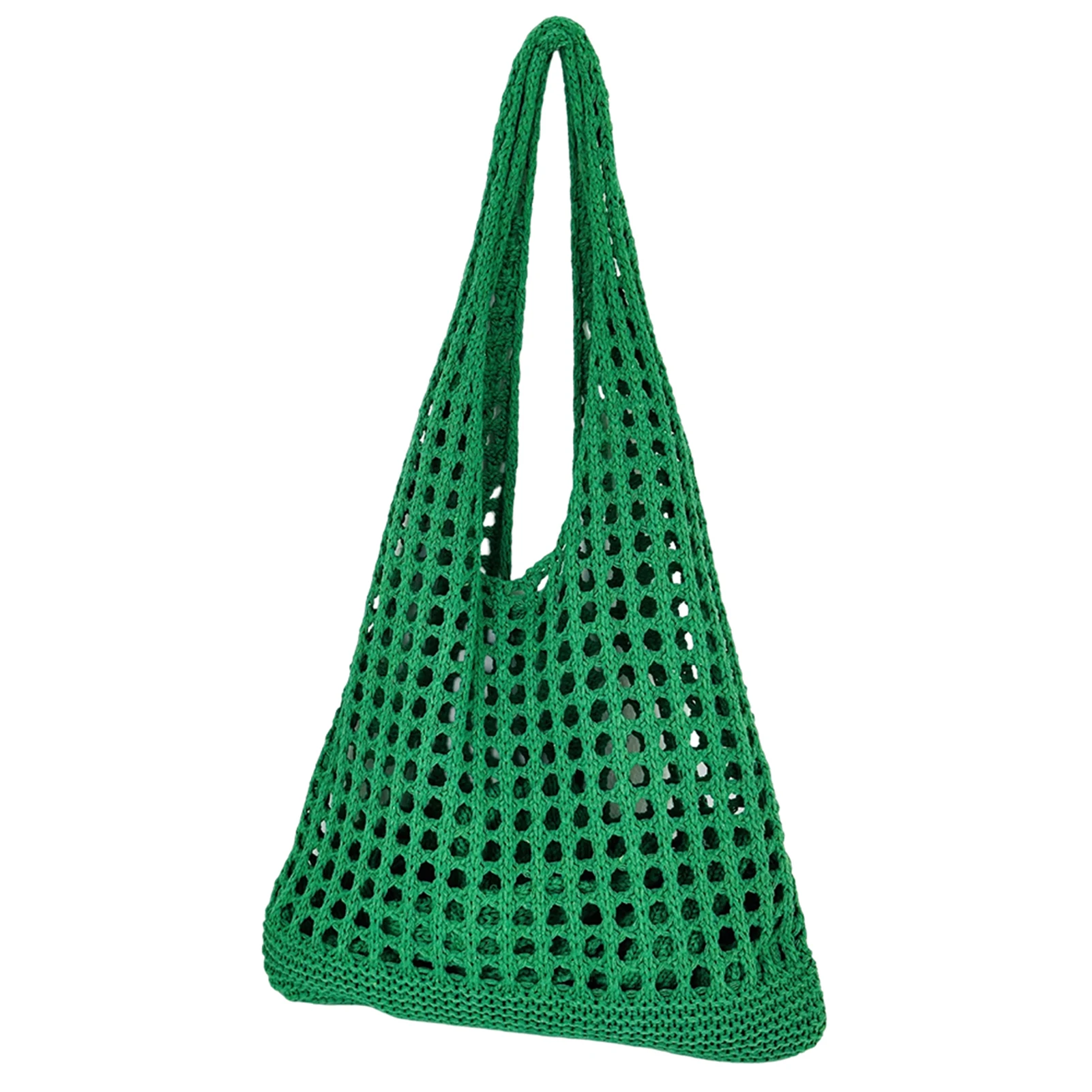 Summer Fashion Casual Breathable Knitting Packet All-Match Large Capacity Handbag For Gift Machine Washable