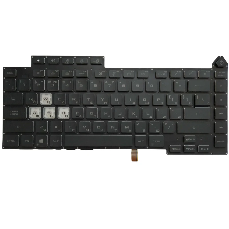 Новинка для Asus ROG Strix G15 G533 G513 G513QR G513IE G513Q G513QY G513QM русская клавиатура ноутбука RGB